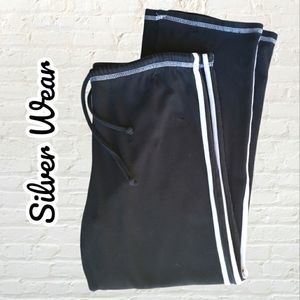 Charter Club Black with white Stripe Sweats